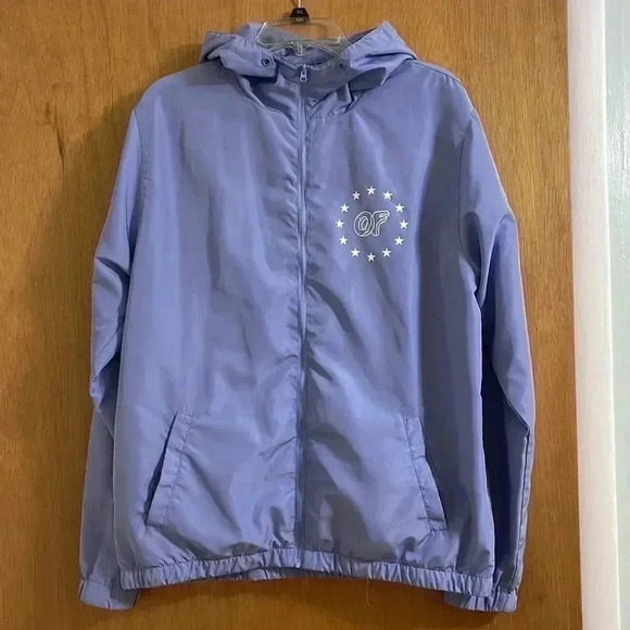 Odd Future Pastel Purple Hooded Windbreaker Jacket - Picture 7 of 10